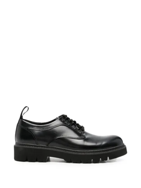 SERGIO MORETTI FIRENZE leather derby shoes Black 396920242BLA