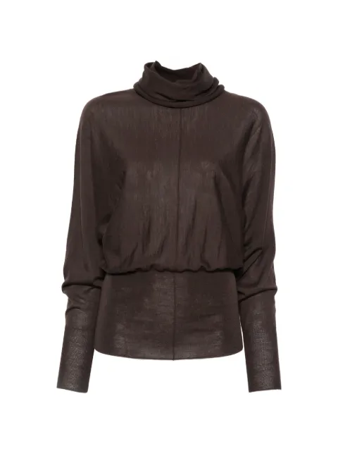 Soeur wool roll-neck knit Brown PUL1465LINDSAY