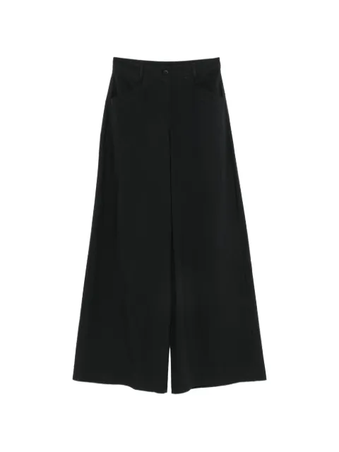 MOUTAKI belt-loop pocket palazzo pants Black 260354