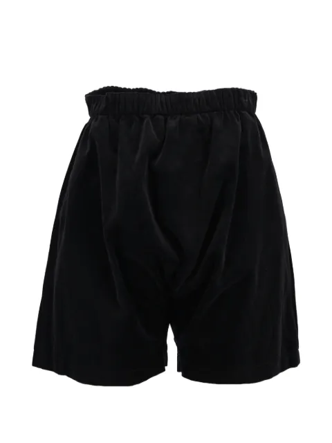 Comme Des Garçons Pre-Owned velvet shorts Black MU25031413