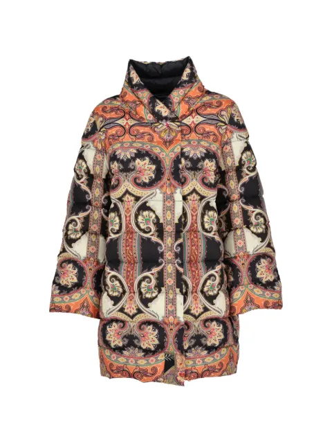 Etro Vintage paisley-print puffer coat Black CVM262236