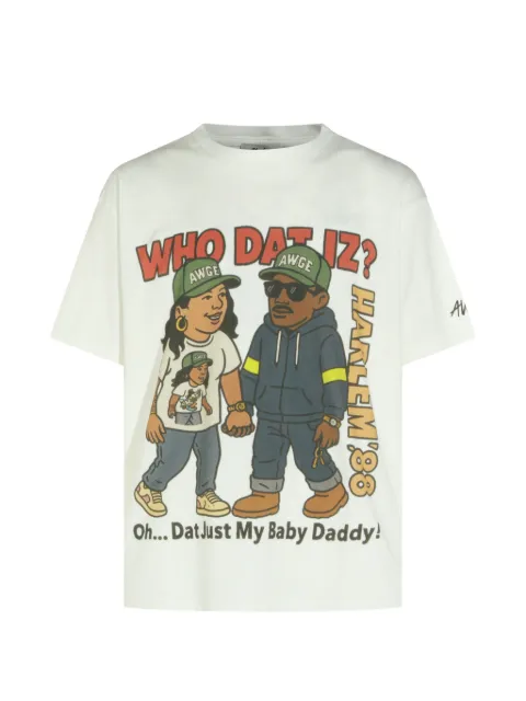 AWGE graphic-print cotton T-shirt Neutrals AS6SXH01APJE587001