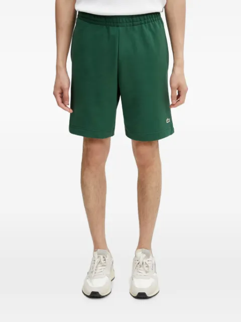 Lacoste logo-patch drawstring shorts Green GH9860
