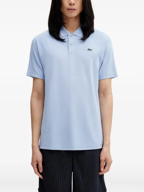 Lacoste logo-patch raglan-sleeve polo shirt Blue DH0159