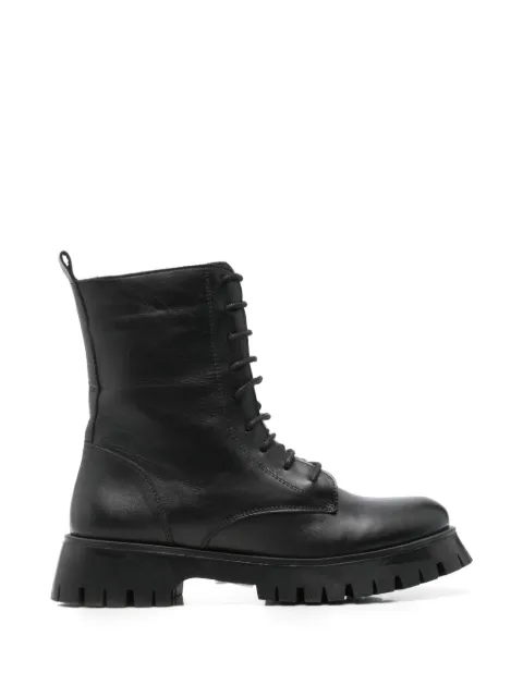 SERGIO MORETTI FIRENZE lace-up combat boots Black 657825205BLK