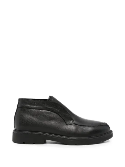 SERGIO MORETTI FIRENZE leather boots Black 396920237BLA