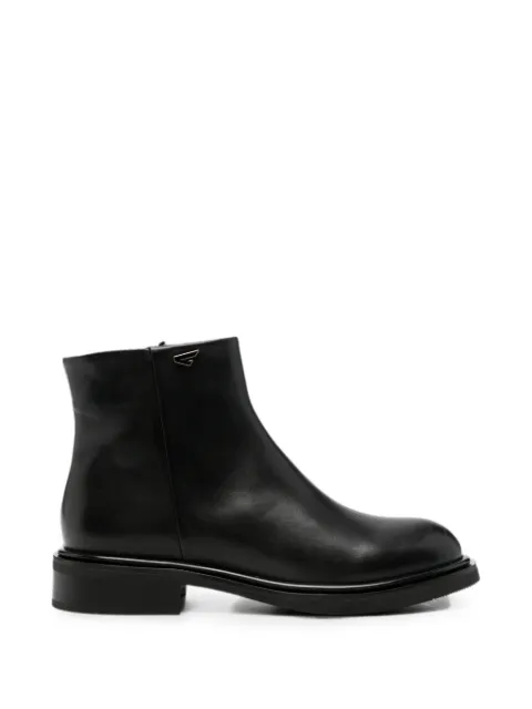 SERGIO MORETTI FIRENZE logo-detail ankle boots Black 601425215