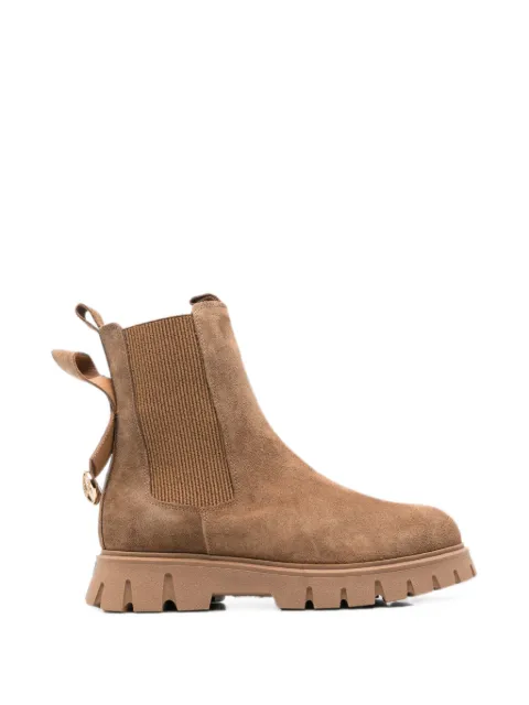 SERGIO MORETTI FIRENZE suede lug-sole boots Neutrals 657825203BEI