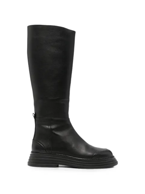 SERGIO MORETTI FIRENZE ridged-sole knee-high boots Black 60145324