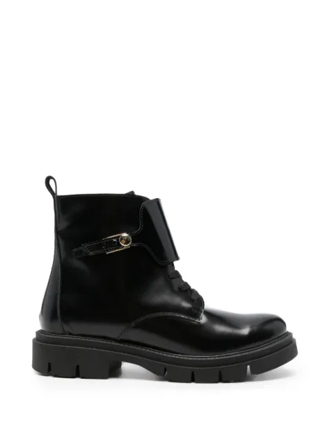 SERGIO MORETTI FIRENZE buckle-strap ankle boots Black 601545130