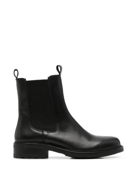 SERGIO MORETTI FIRENZE elasticated-panel pull-tab ankle boots Black 60146098