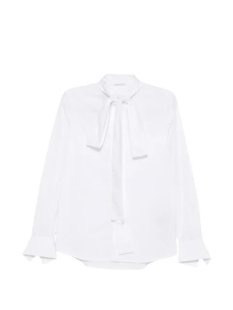 7 For All Mankind pussy-bow long-sleeve shirt White 7NFL0H723Y3