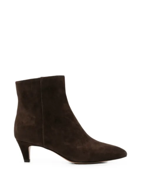TWINSET pointed-toe kitten-heel ankle boots Brown 262TCP14213411