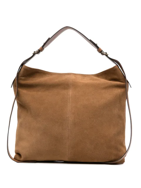 LORISTELLA Giorgia suede tote bag Brown 2792CAGIORGIASIGARO
