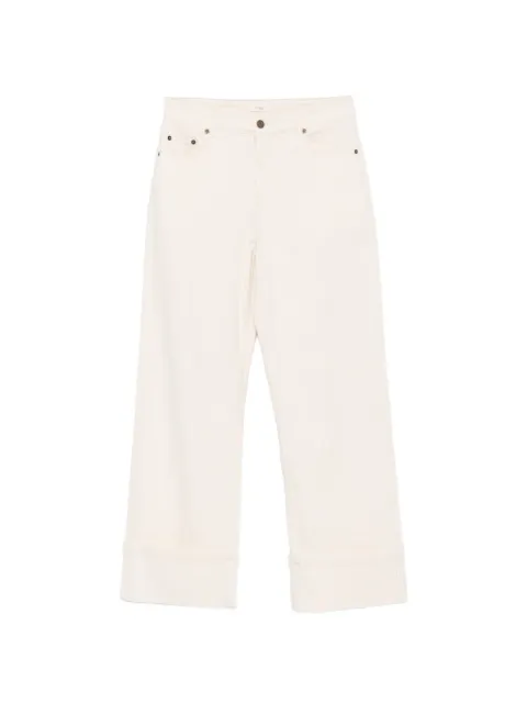 YERSE turn-up cuff jeans Neutrals 45851002