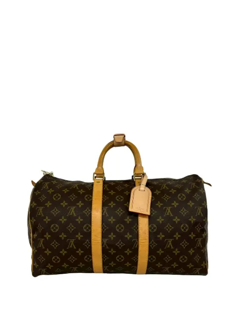 Louis Vuitton Pre-Owned 2001 Monogram Keepall 45 travel bag Brown YR2KLI3D8SX4K74Y