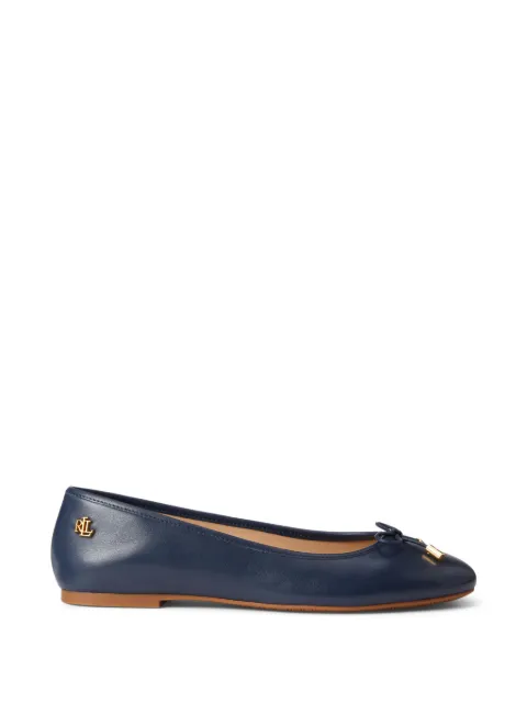 Lauren Ralph Lauren Jayna bow-detail ballet flats Blue 802940728