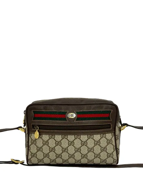 Gucci Pre-Owned 20th Century GG Supreme Web crossbody bag Neutrals QT7MN6EC91MW555I