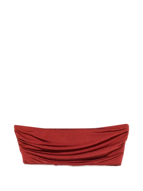 MOUTAKI ruched bikini top Red 260198