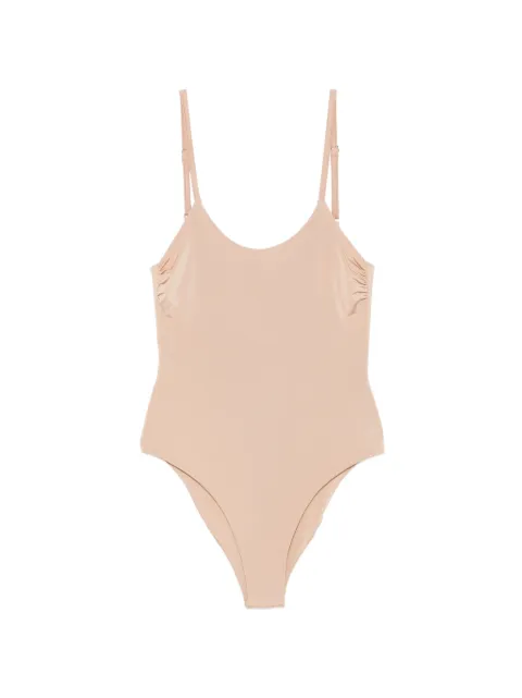 MOUTAKI ruched-detail swimsuit Neutrals 260195