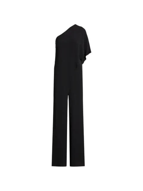 Lauren Ralph Lauren one-shoulder cape jumpsuit Black 253909456