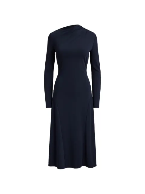 Lauren Ralph Lauren Yamilla draped midi dress Blue 200B27412