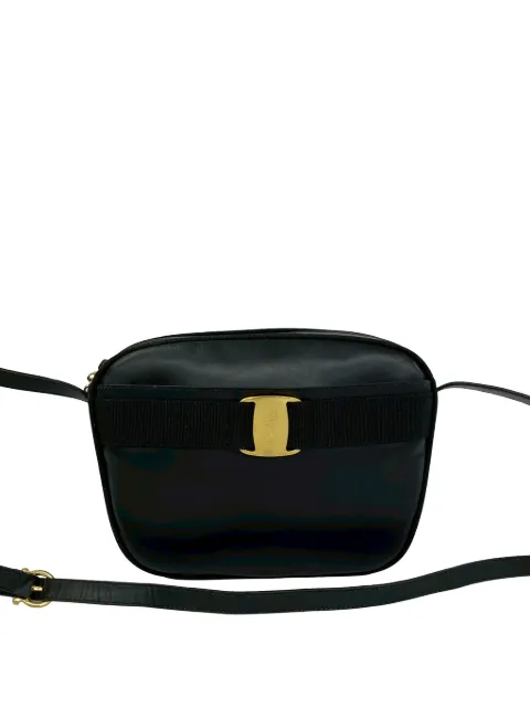 Ferragamo Pre-Owned 2010-2026 Leather Vara Bow crossbody bag Black 1T435H3Q2JD0174I