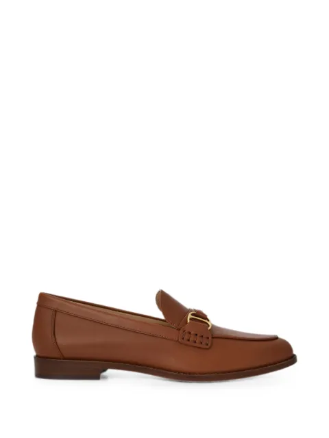Lauren Ralph Lauren Tasha D-ring leather loafers Brown 802P02121