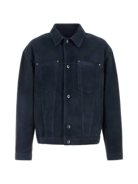 Santoro suede jacket Blue 50623U