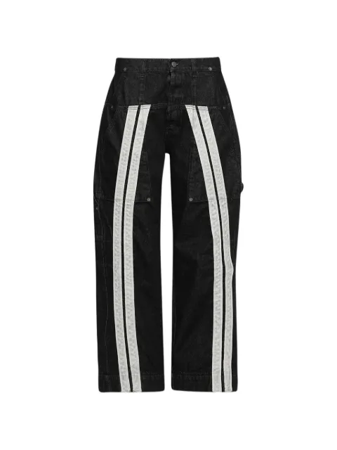 RRR123 stripe-detail jeans Black SHAKPA00