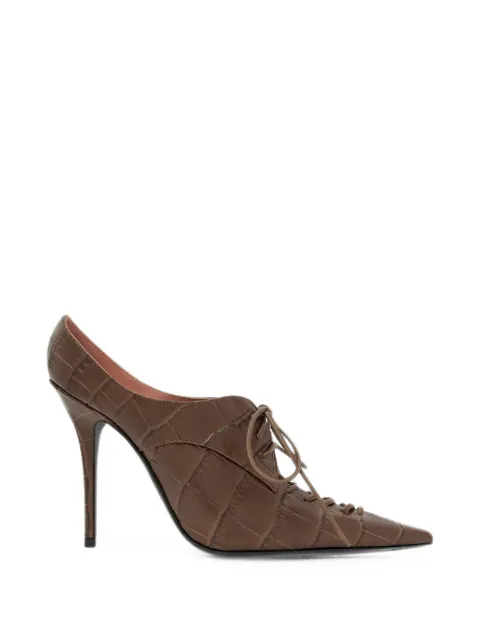 Amina Muaddi Kim mules Brown MU006105L010BR003