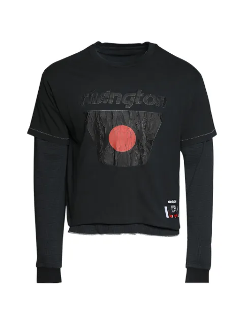 RRR123 Philemon long-sleeve T-shirt Black PHLTLS05