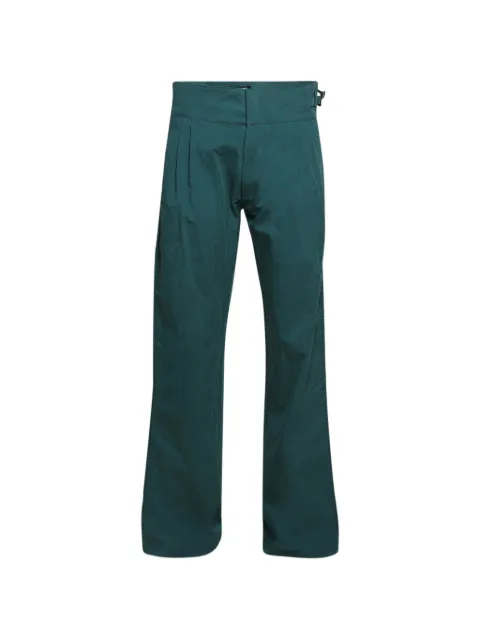Enfants Riches Déprimés buckle-detail trousers Green 060327