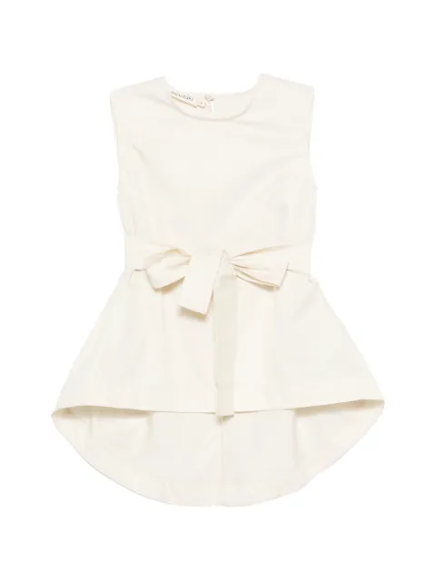MOUTAKI sleeveless round-neck blouse Neutrals 260108