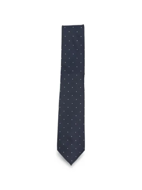 TOM FORD polka-dot tie Blue 226STE001