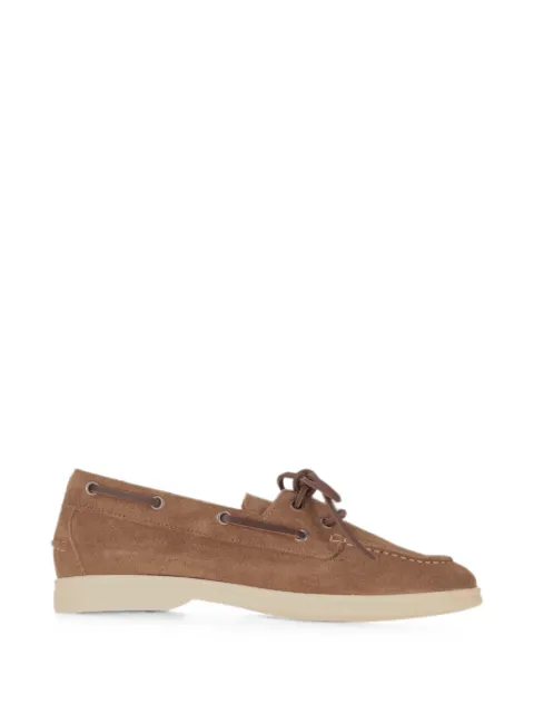 BEKK almond-toe boat shoes Brown SEL