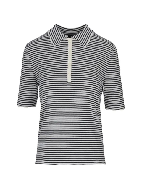 Paul Smith knitted striped polo shirt White W2R804NV31445