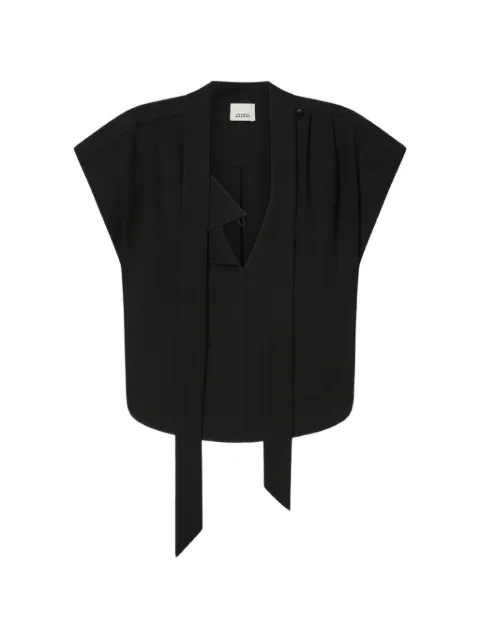 ISABEL MARANT Selene top Black HT0895FAD3J03I