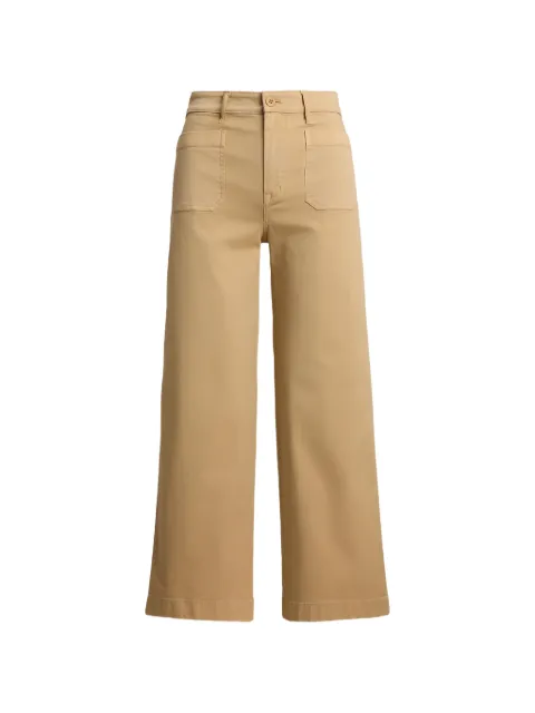 Lauren Ralph Lauren stretch-chino wide-leg trousers Neutrals 200973689