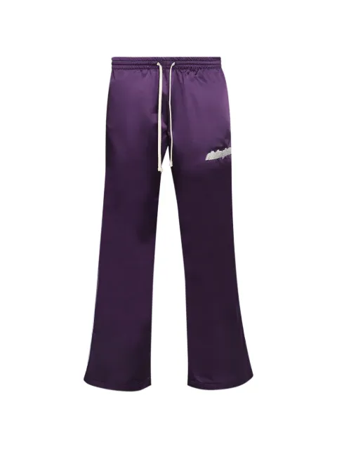 RRR123 elasticated-waistband track pants Purple FLGSPA70