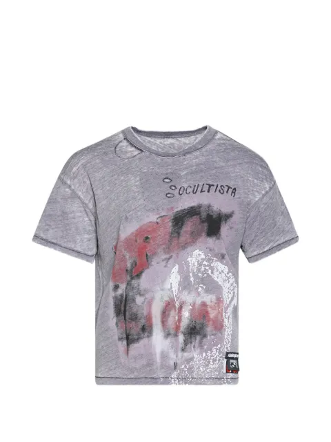 RRR123 distressed T-shirt Purple ANTBSS70