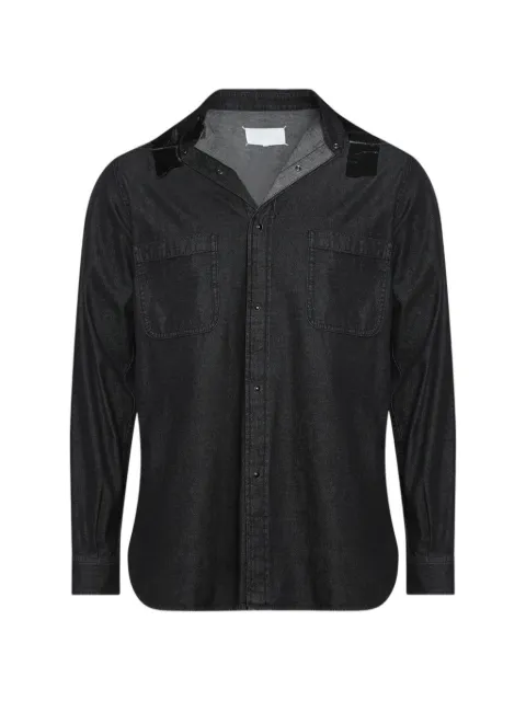 Maison Margiela patch-pocket shirt Black S67DT0025