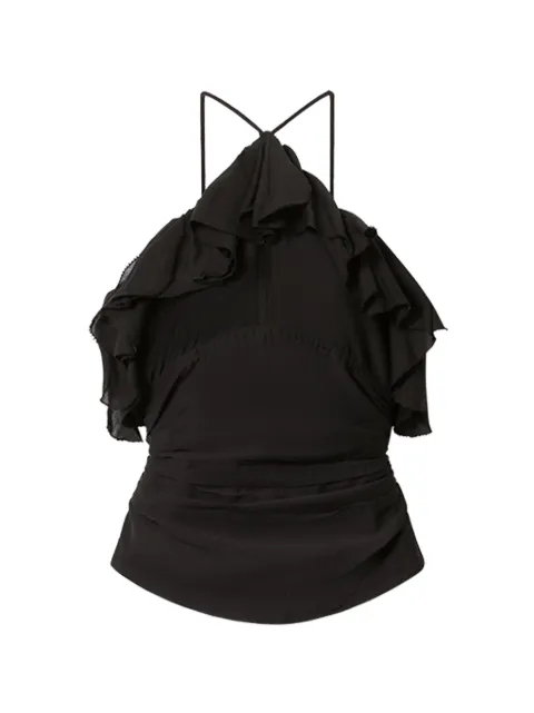 MARANT ÉTOILE Djimia top Black HT0900FBB3J04E