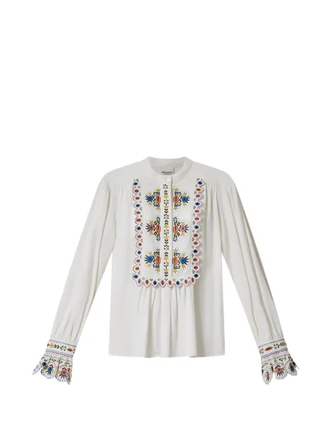 MARANT ÉTOILE Monique top White HT0904FAD3J06E