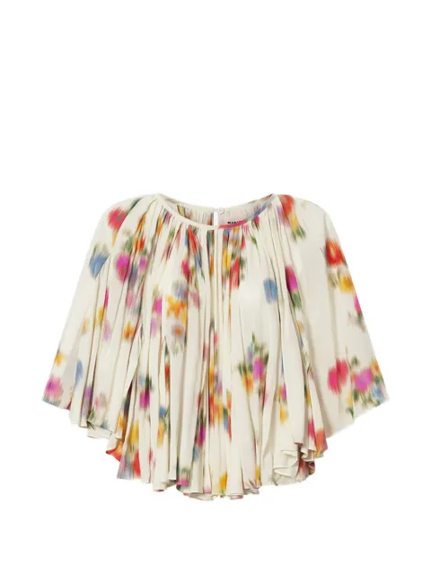 MARANT ÉTOILE Lara top Neutrals HT0883FAD3J02E