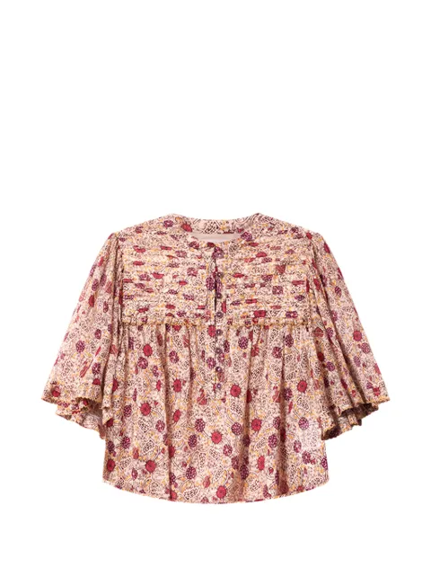 MARANT ÉTOILE Douna top Neutrals HT0945FAD3J03E