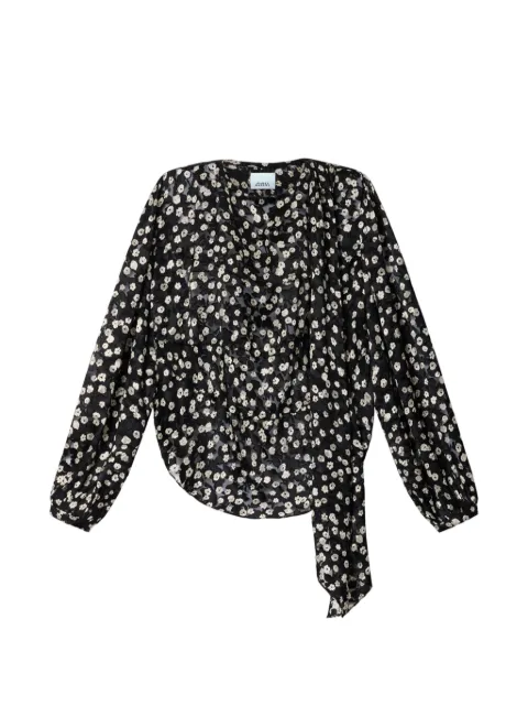 ISABEL MARANT Firma top Black HT0938FAD3J14I
