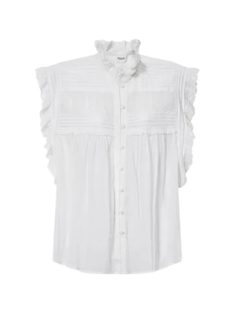 MARANT ÉTOILE Dersia top White HT0948FCD3J10E