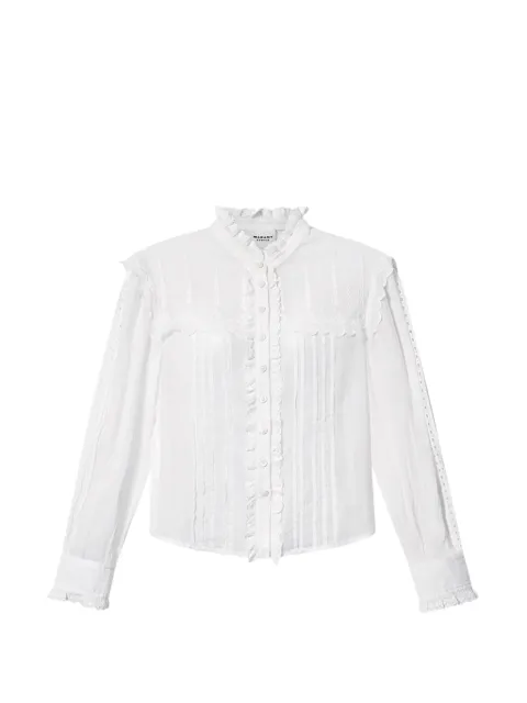 MARANT ÉTOILE Lonzie top White HT0970FAD3J10E