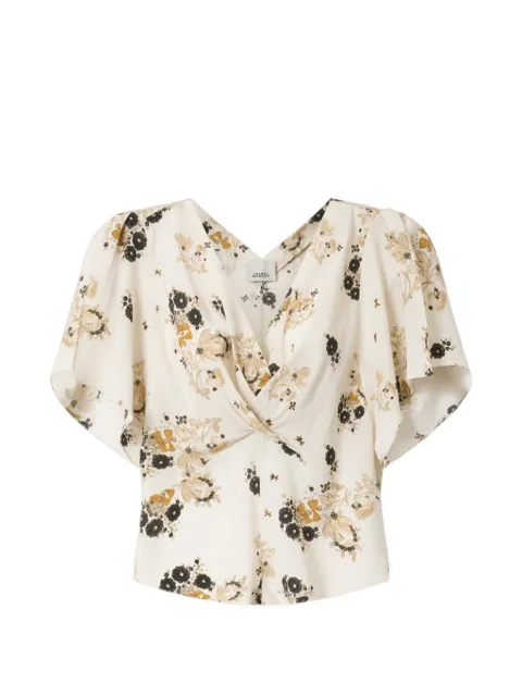 ISABEL MARANT Faljane top Neutrals HT0952FAD3J07I
